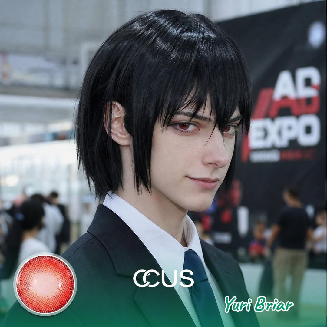 Yuri Briar Cosplay Contact Lenses - Red - Ccus Eyewear · Premium Colored Contacts Yuri Briar Cosplay Contact Lenses - Red | Ccus Eyewear