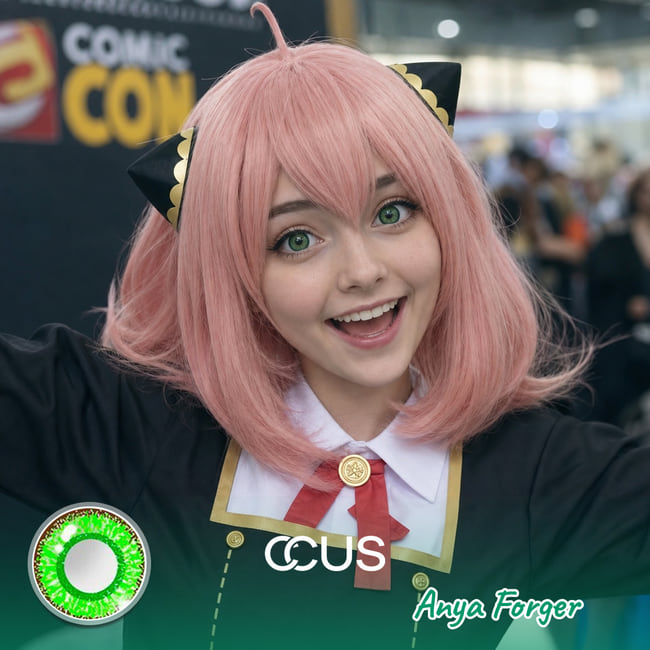 Anya Forger Cosplay Contact Lenses - Green | Ccus Eyewear