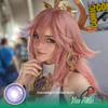 Gi : Yae Miko Cosplay Contact Lenses - Ccus Eyewear · Premium Colored Contacts Gi : Yae Miko Cosplay Contact Lenses