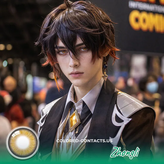 Gi : Zhongli Cosplay Contact Lenses - Image 3