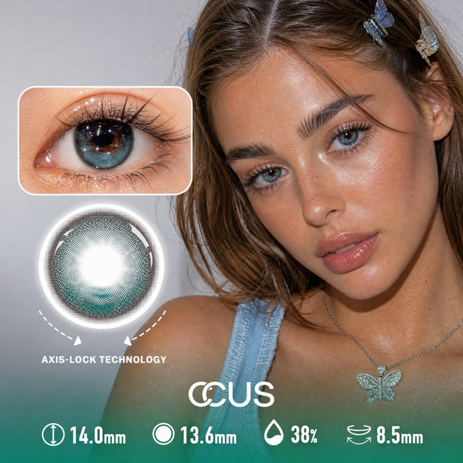 Frosted Lagoon Seafoam Emerald Green Contact Lenses