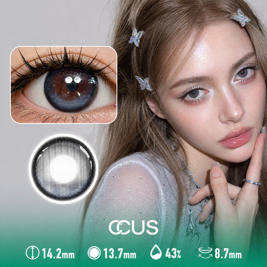 Provence Rain Smoke Grey Contact Lenses