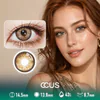 Satin Lily Cocoa Brown Contact Lenses - Ccus Eyewear · Premium Colored Contacts Satin Lily Cocoa Brown Contact Lenses