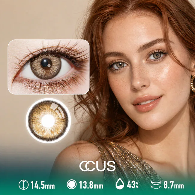 Satin Lily Cocoa Brown Contact Lenses