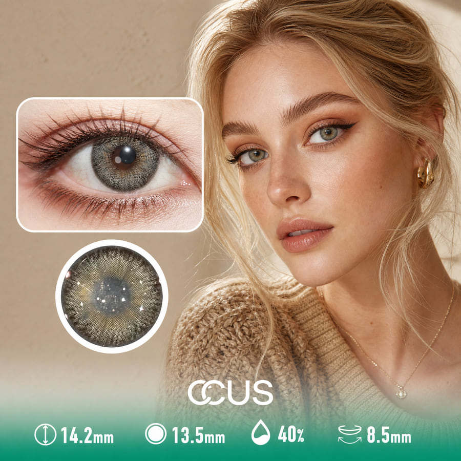 Mocha Latte Brown Contact Lenses - Ccus Eyewear · Premium Colored Contacts Mocha Latte Brown Contact Lenses