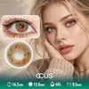 Vienna Latte Caramel Brown Contact Lenses