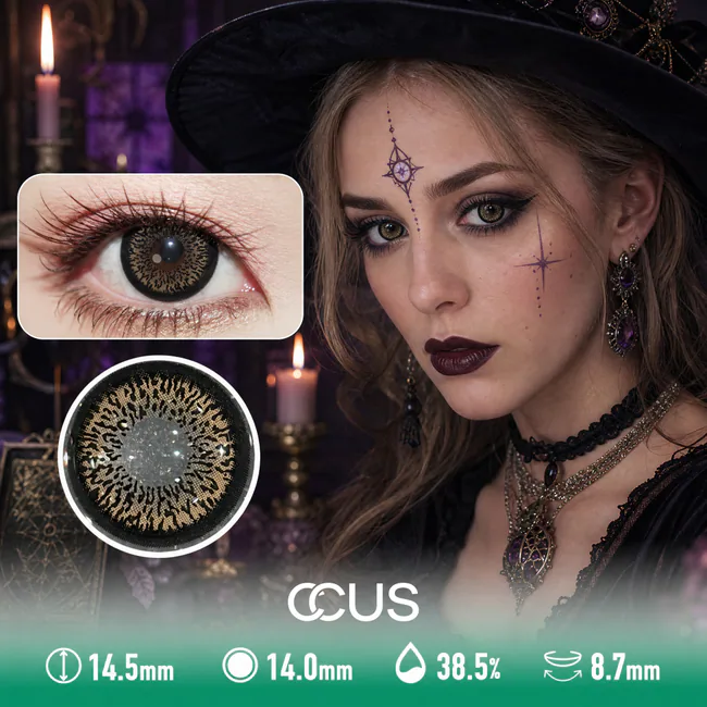 Crazy Lenses - Ccus Eyewear · Premium Colored Contacts Cursed Brown Halloween Contact Lenses