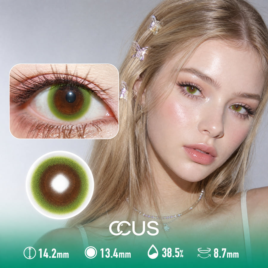 Lime Frost Green Contact Lenses - Ccus Eyewear · Premium Colored Contacts Lime Frost Green Contact Lenses