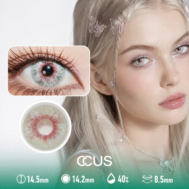 Moon Radiant Silver Contact Lenses