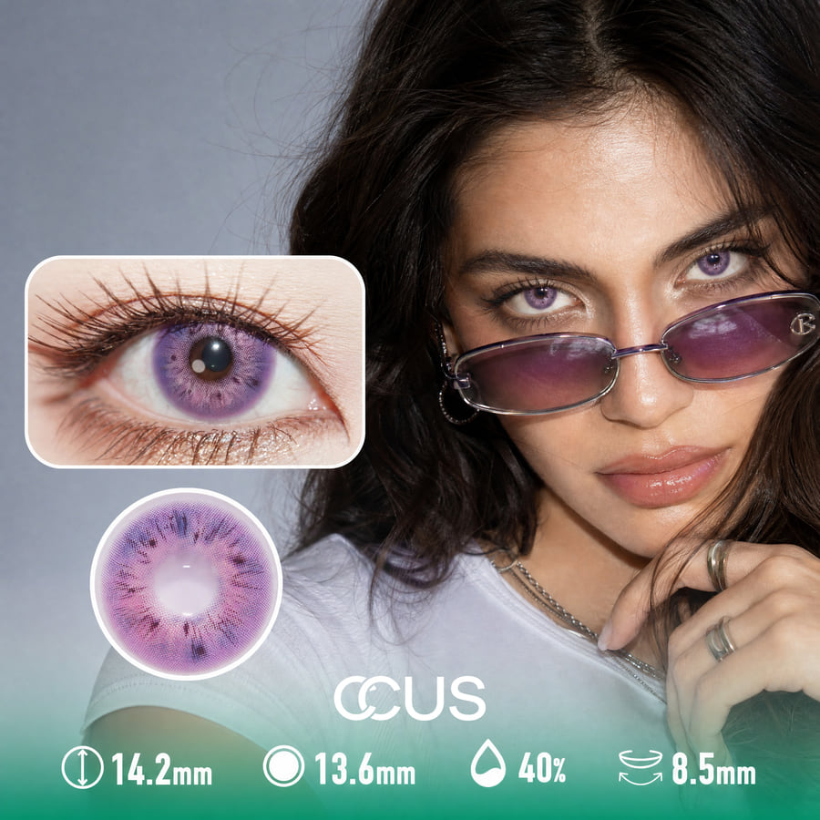 Twilight Orchid Purple Contact Lenses - Ccus Eyewear · Premium Colored Contacts Twilight Orchid Purple Contact Lenses