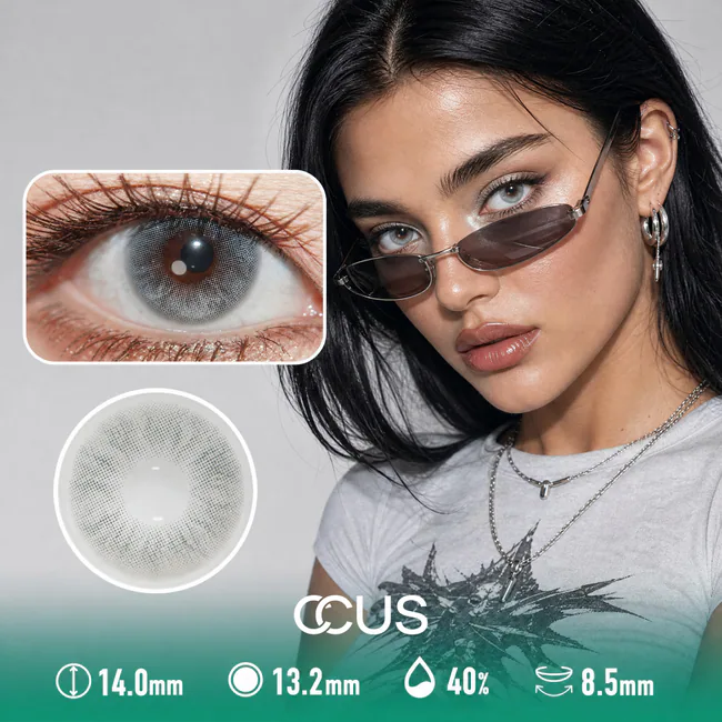 Paris Velvet Dusk Grey Contact Lenses