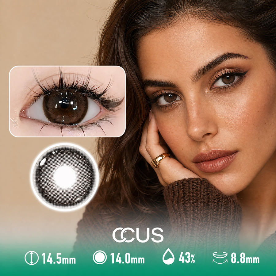 Cocoa Ember Brown Contact Lenses