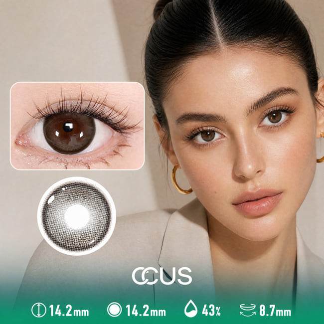 Milan Mist Cocoa Brown Contact Lenses