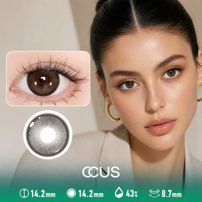 Milan Mist Cocoa Brown Contact Lenses