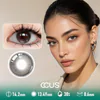 Quiet Camellia Brown Contact Lenses