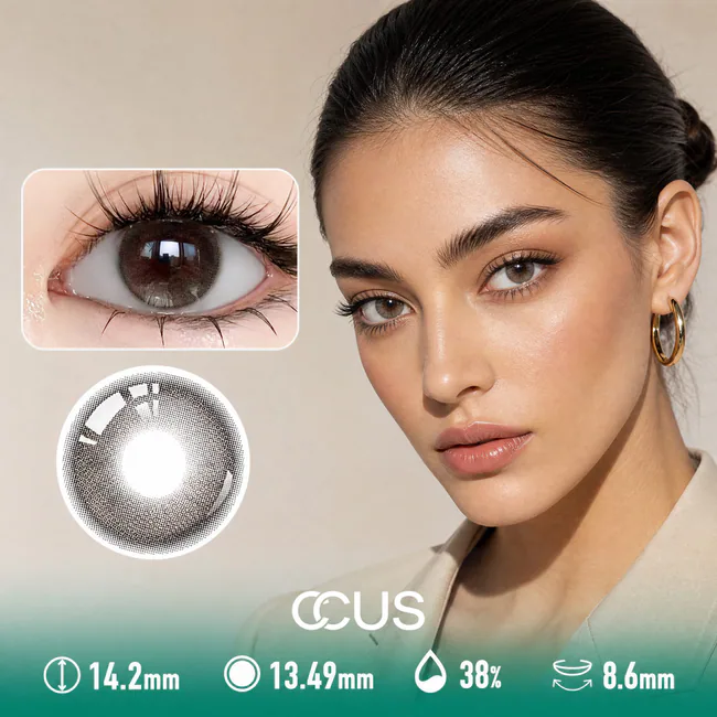 Quiet Camellia Brown Contact Lenses