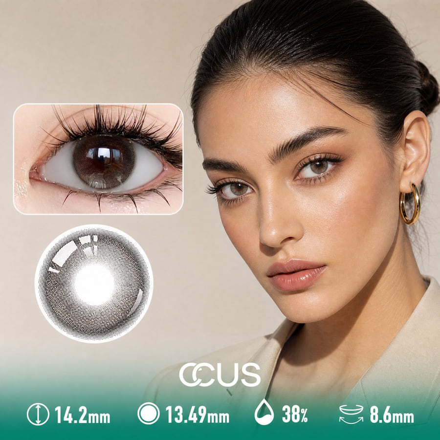 Quiet Camellia Brown Contact Lenses - Ccus Eyewear · Premium Colored Contacts Quiet Camellia Brown Contact Lenses