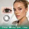 Eclipse Lotus Graphite Grey Contact Lenses