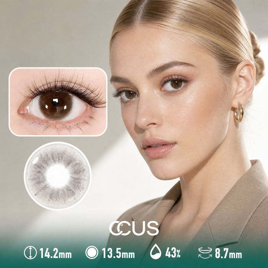 Blossom Dawn Brown Contact Lenses