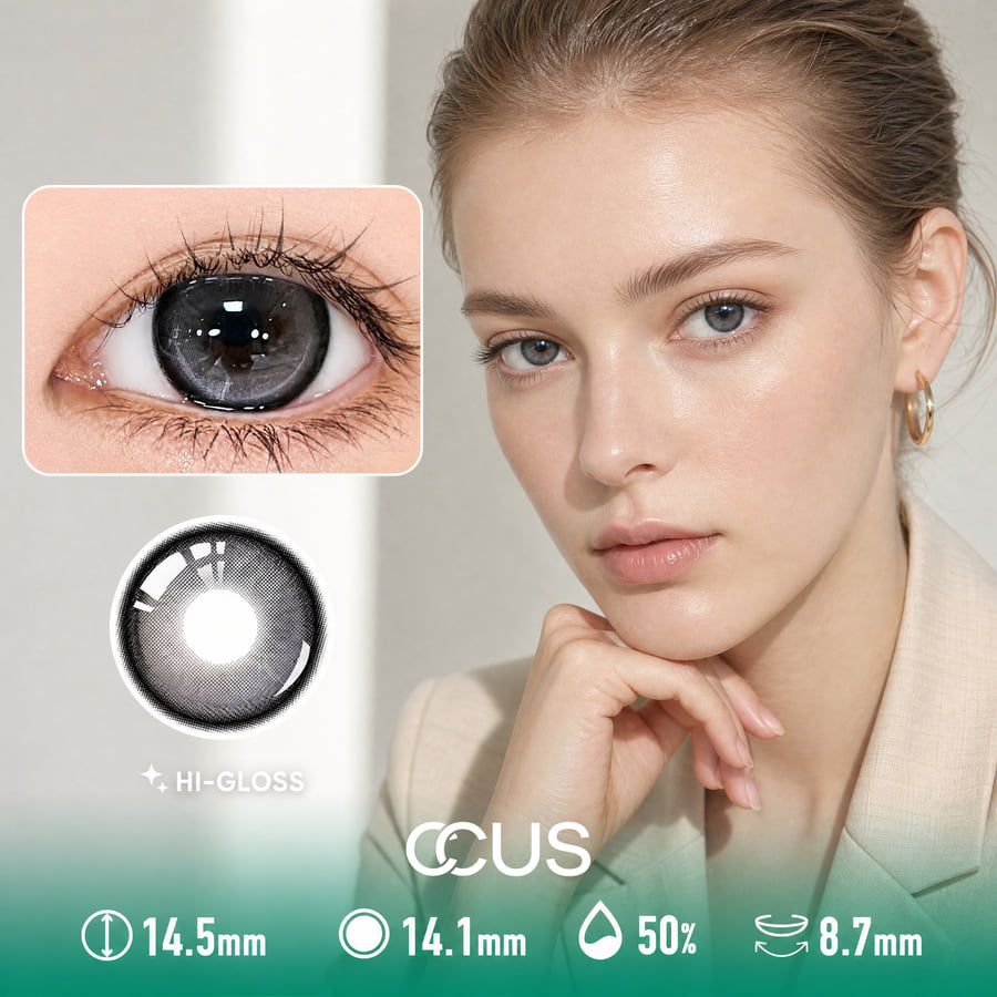 Kyoto Breeze Pearl Grey Contact Lenses - Ccus Eyewear · Premium Colored Contacts Kyoto Breeze Pearl Grey Contact Lenses
