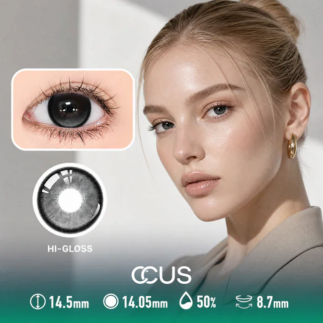 Winter Onyx Smoke Grey Contact Lenses