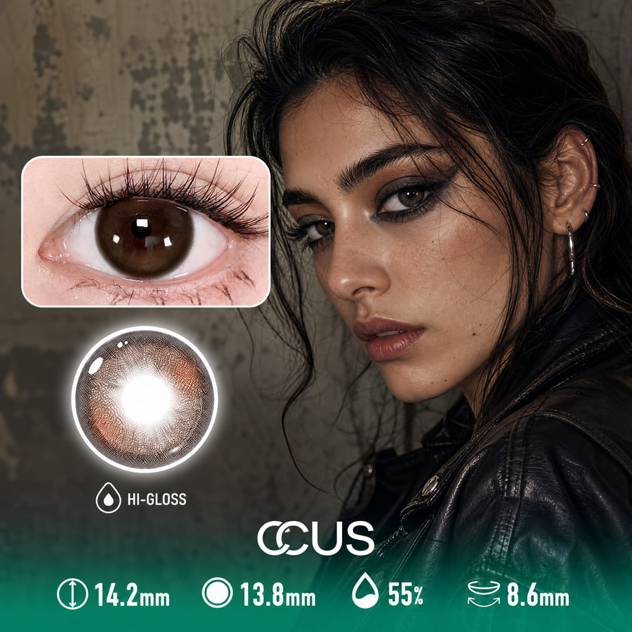 Riviera Gold Amber Brown Contact Lenses - Ccus Eyewear · Premium Colored Contacts Riviera Gold Amber Brown Contact Lenses