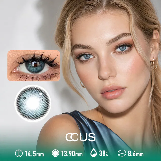 Milan Eclipse Blue Contact Lenses