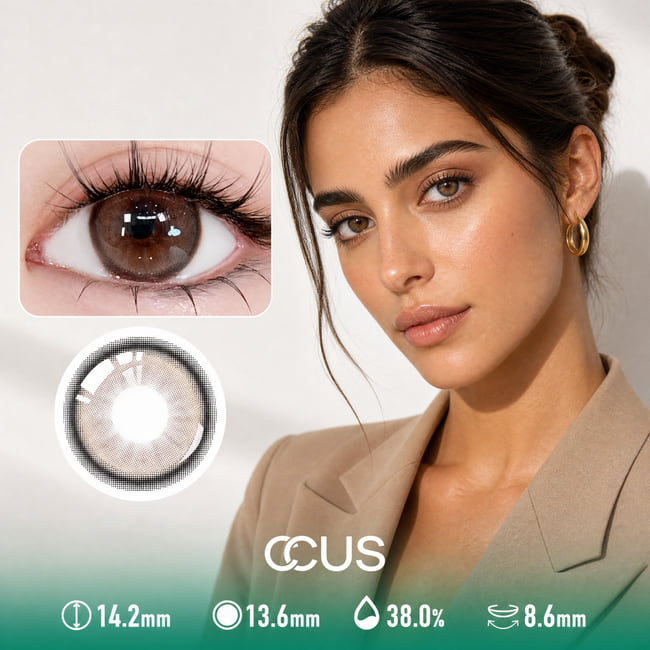 Orchid Cloud Brown Contact Lenses