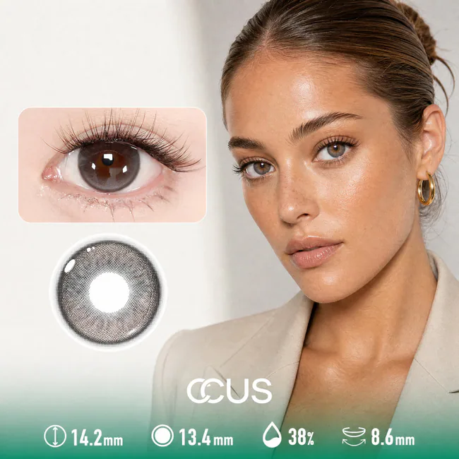 Grey Contacts: Mysterious &Amp; Silver Grey Lenses - Ccus Eyewear · Premium Colored Contacts Silk Dusk Grey Contact Lenses