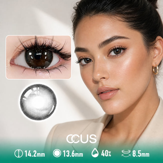 Haze Aurora Velvet Black Contact Lenses