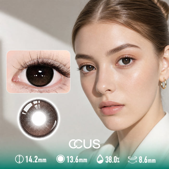 Chestnut Haze Brown Contact Lenses