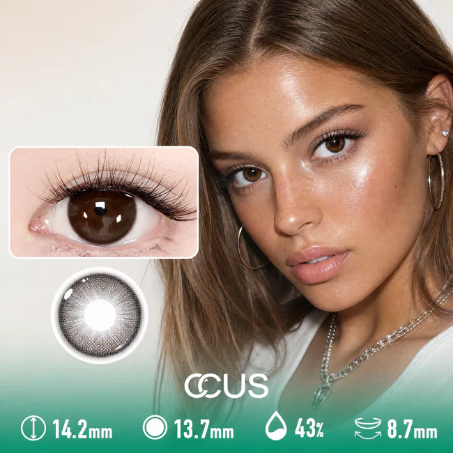 Comet Frost Mocha Brown Contact Lenses
