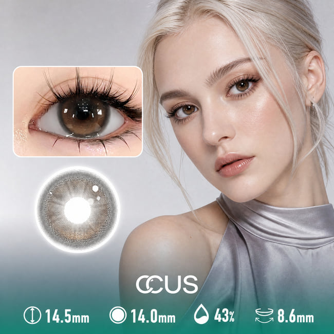 Velvet Peony Ember Brown Contact Lenses