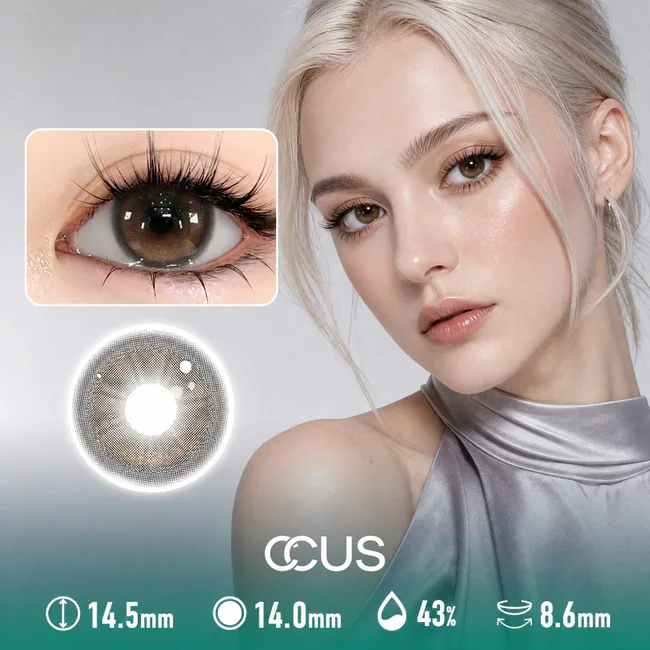 Velvet Peony Ember Brown Contact Lenses