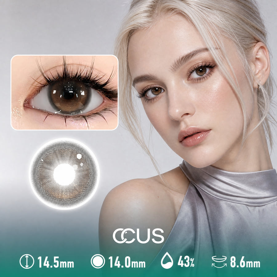 Velvet Peony Ember Brown Contact Lenses - Ccus Eyewear · Premium Colored Contacts Velvet Peony Ember Brown Contact Lenses