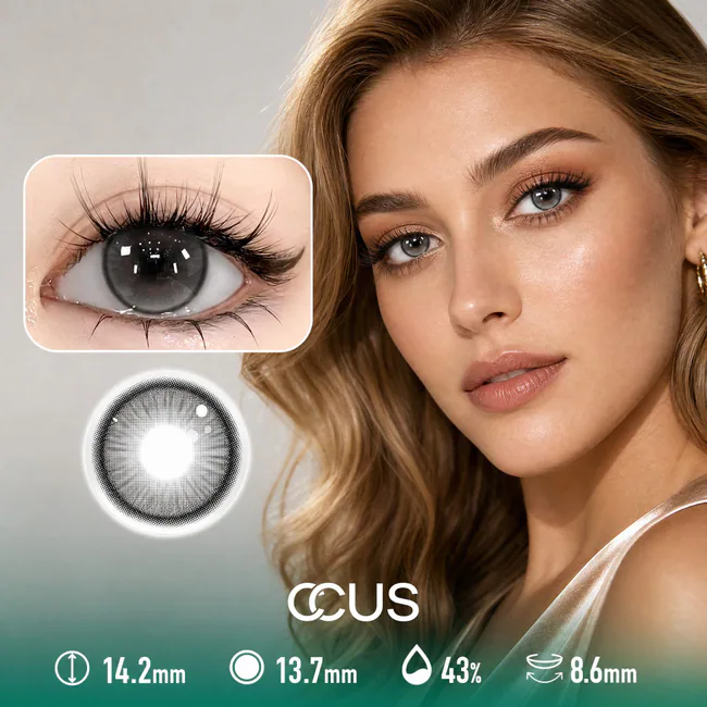 Grey Contacts: Mysterious &Amp; Silver Grey Lenses - Ccus Eyewear · Premium Colored Contacts Silk Orchid Mist Grey Contact Lenses