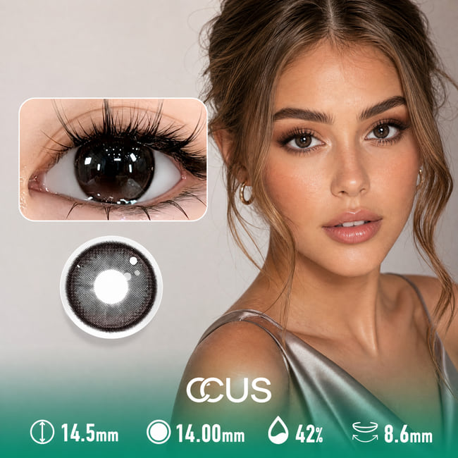 Florence Peony Brown Contact Lenses