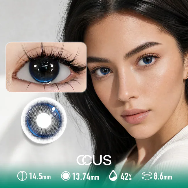 Bruges Lace Ice Blue Contact Lenses