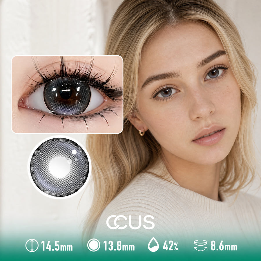 Reykjavik Smoke Grey Contact Lenses - Ccus Eyewear · Premium Colored Contacts Reykjavik Smoke Grey Contact Lenses