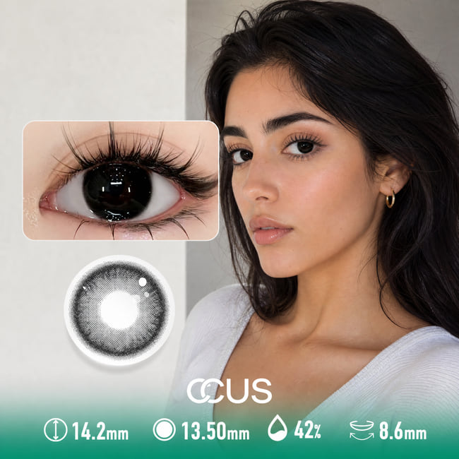 Dusk Mist Black Contact Lenses