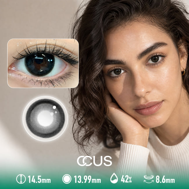 Venice Haze Shadow Black Contact Lenses