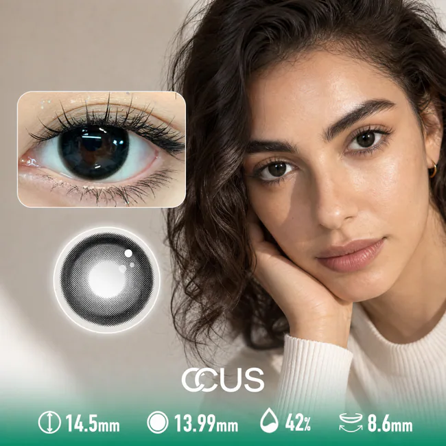 Venice Haze Shadow Black Contact Lenses