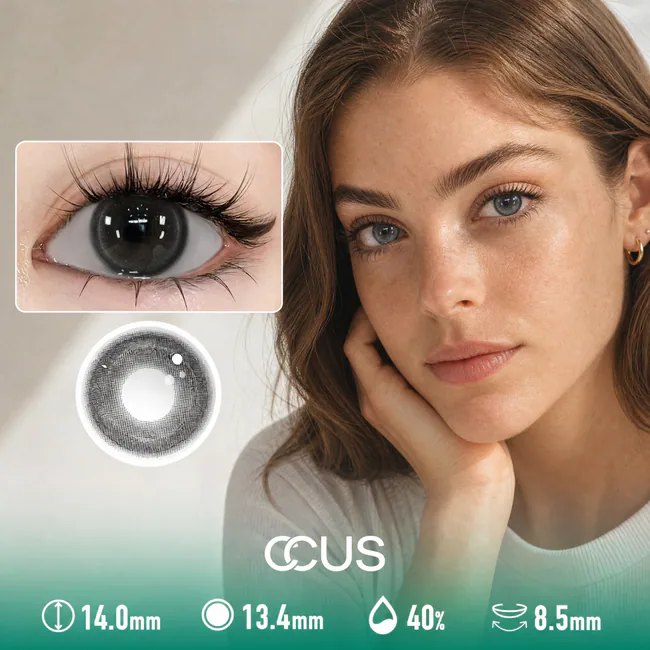 Grey Contacts: Mysterious &Amp; Silver Grey Lenses - Ccus Eyewear · Premium Colored Contacts Snow Romantic Cloud Grey Contact Lenses