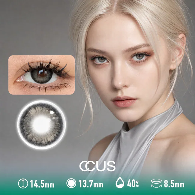 Grey Contacts: Mysterious &Amp; Silver Grey Lenses - Ccus Eyewear · Premium Colored Contacts Opal Blossom Grey Contact Lenses