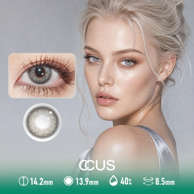 Radiant Winter Opal White Contact Lenses