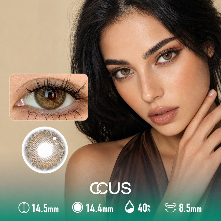 Provence Summer Cognac Brown Contact Lenses