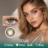Prague Cloud Caramel Brown Contact Lenses