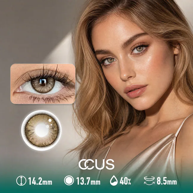 Prague Cloud Caramel Brown Contact Lenses