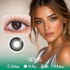 Velvet Camellia Smoke Grey Contact Lenses