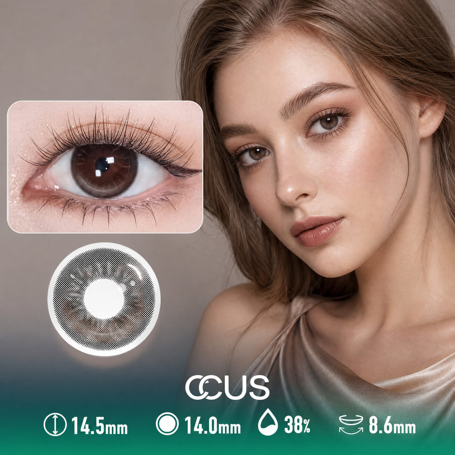 Summer Milan Chestnut Brown Contact Lenses - Ccus Eyewear · Premium Colored Contacts Summer Milan Chestnut Brown Contact Lenses